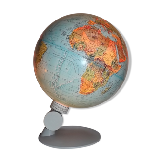 World map globe Scan light-globe Scandinavian Made in Denmark Copenhagen 1972