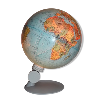 Globe terrestre Mappemonde lumineux Scan-globe scandinave Made in Denmark Copenhague 1972