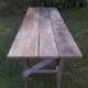 table tréteaux 2m atelier campagne ancienne