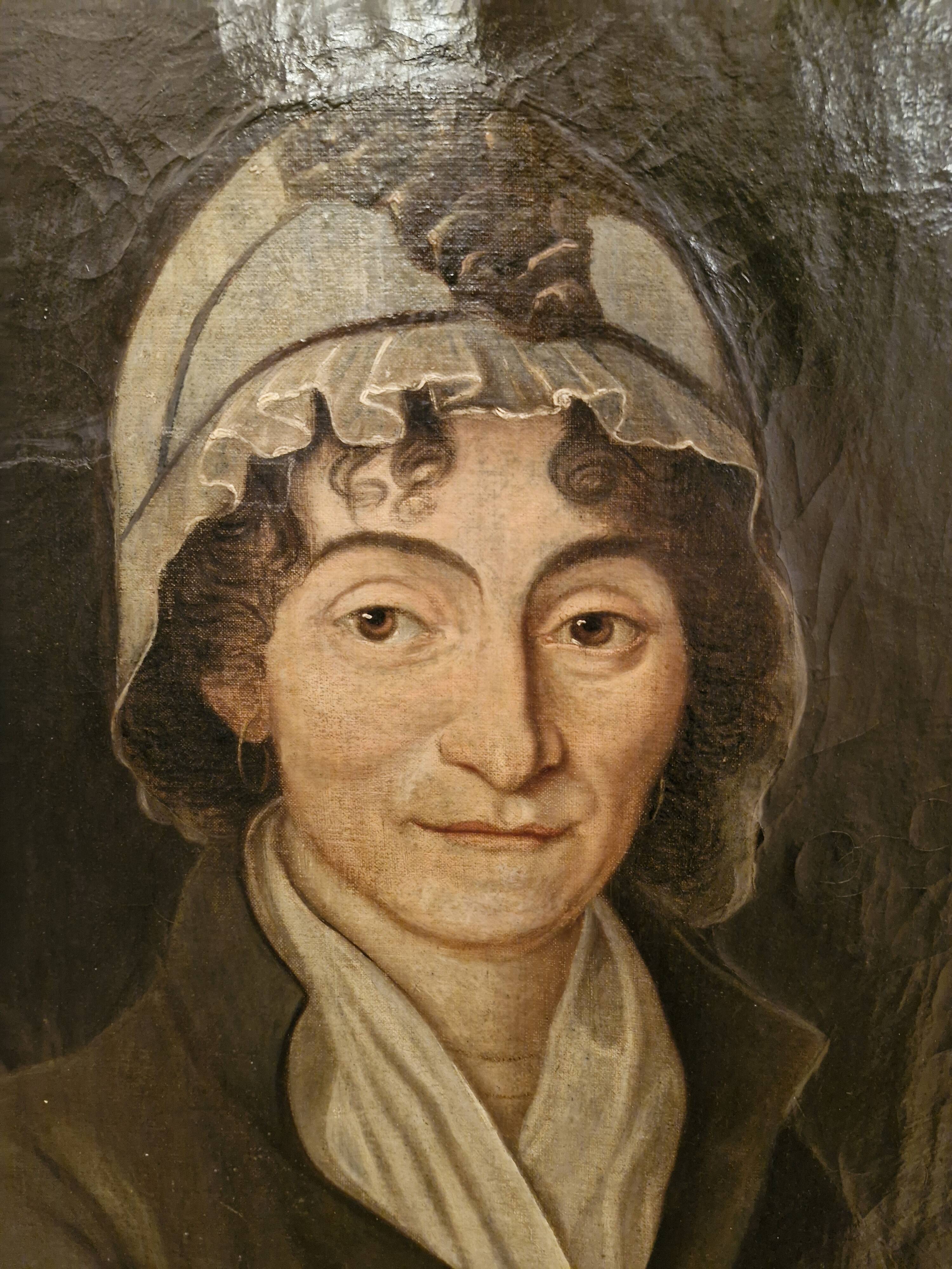 Portrait of a woman Period 18th century oil on canvas