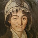 Portrait of a woman Period 18th century oil on canvas