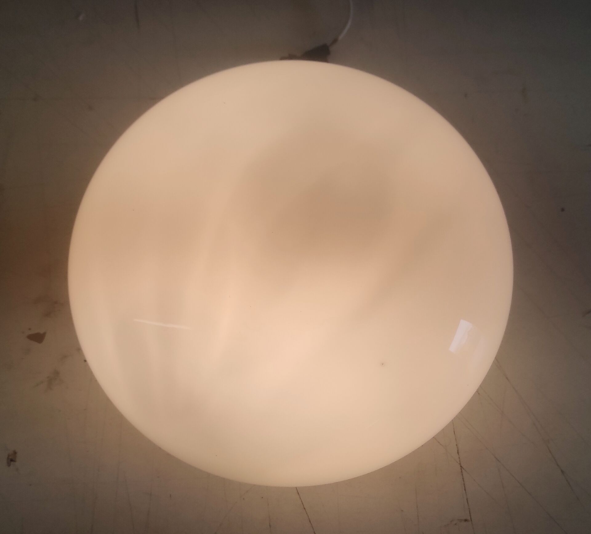 Ceiling light or opaline globe wall light - mid 20th century.