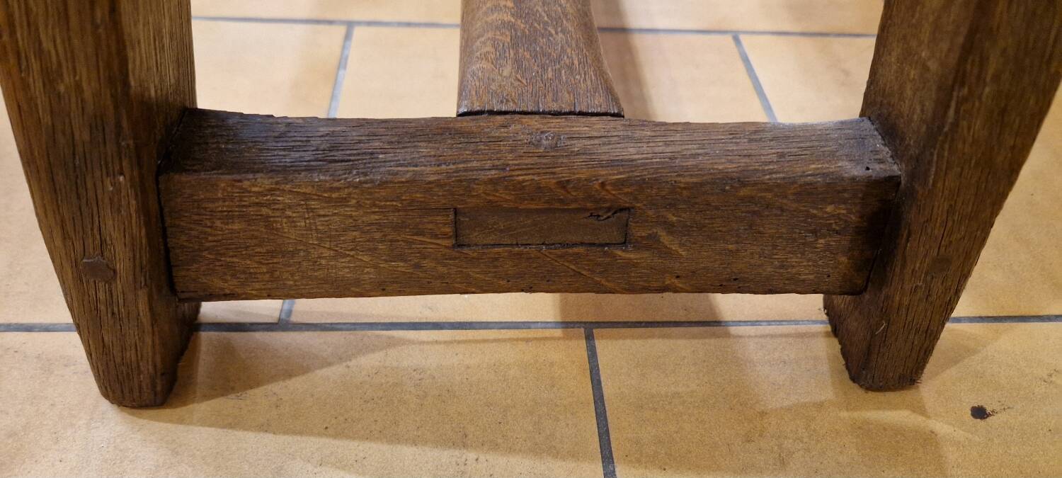 Pair of oak benches