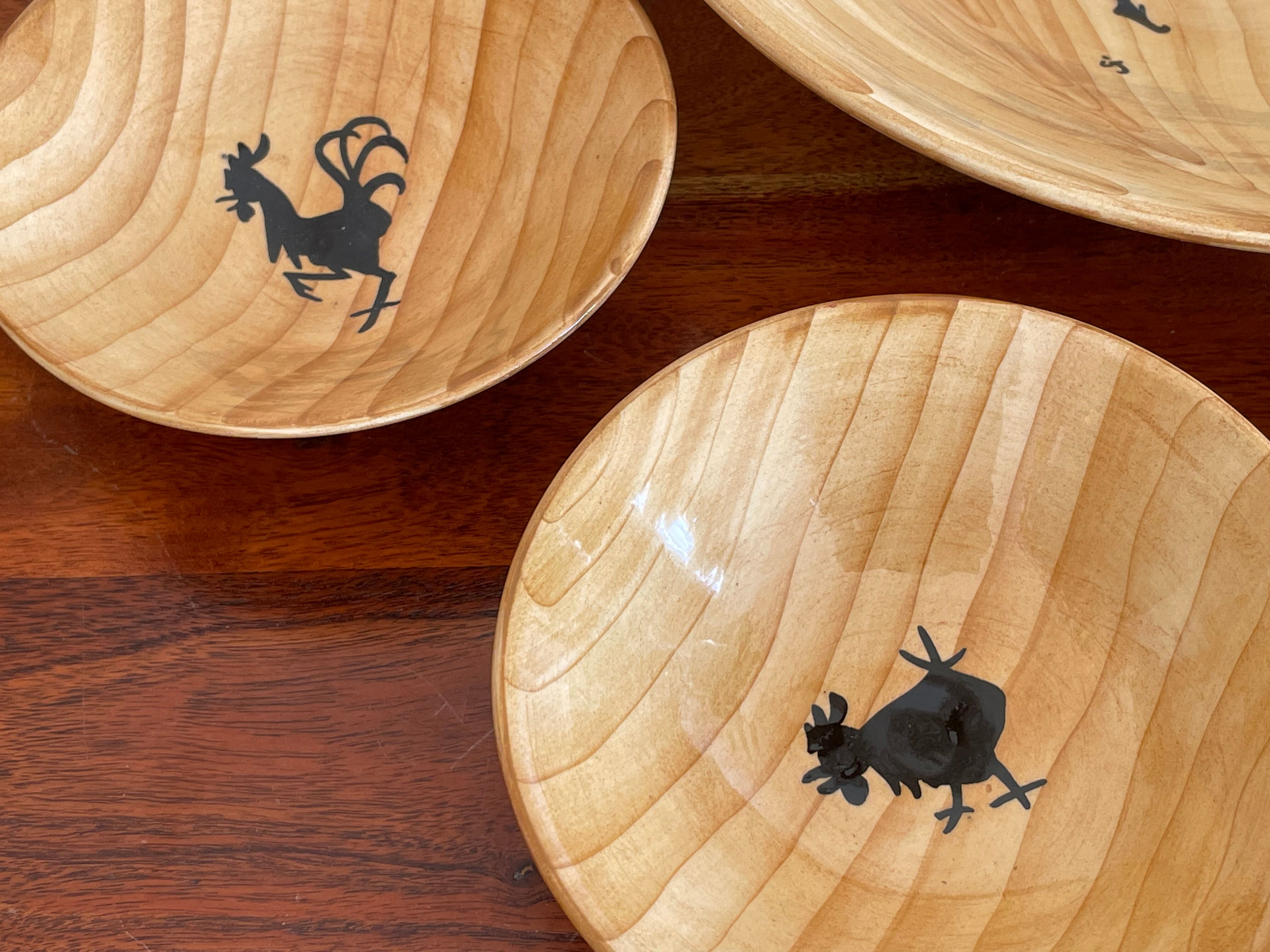 Cup and trio of cups Grosjean Vallauris