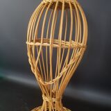 Door vintage wicker hat 70