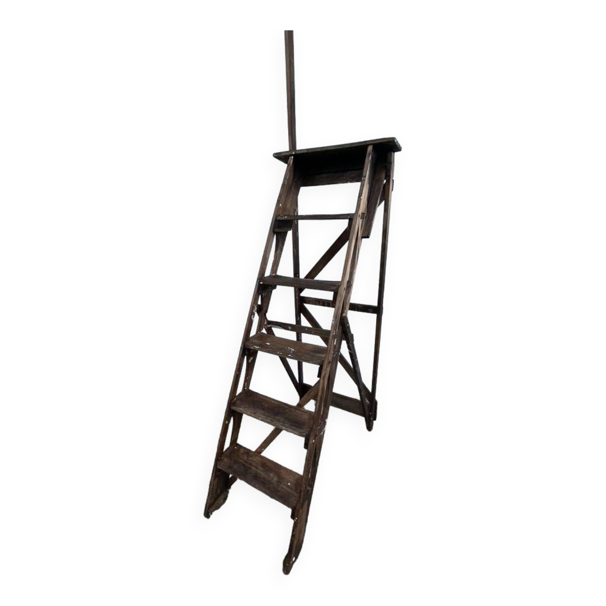 Wooden stepladder