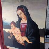 Peinture et son cadre "La Nativité"
