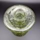 Bubbled blown glass candle holder