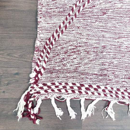 Zanafi style burgundy Berber rug 2x3 m