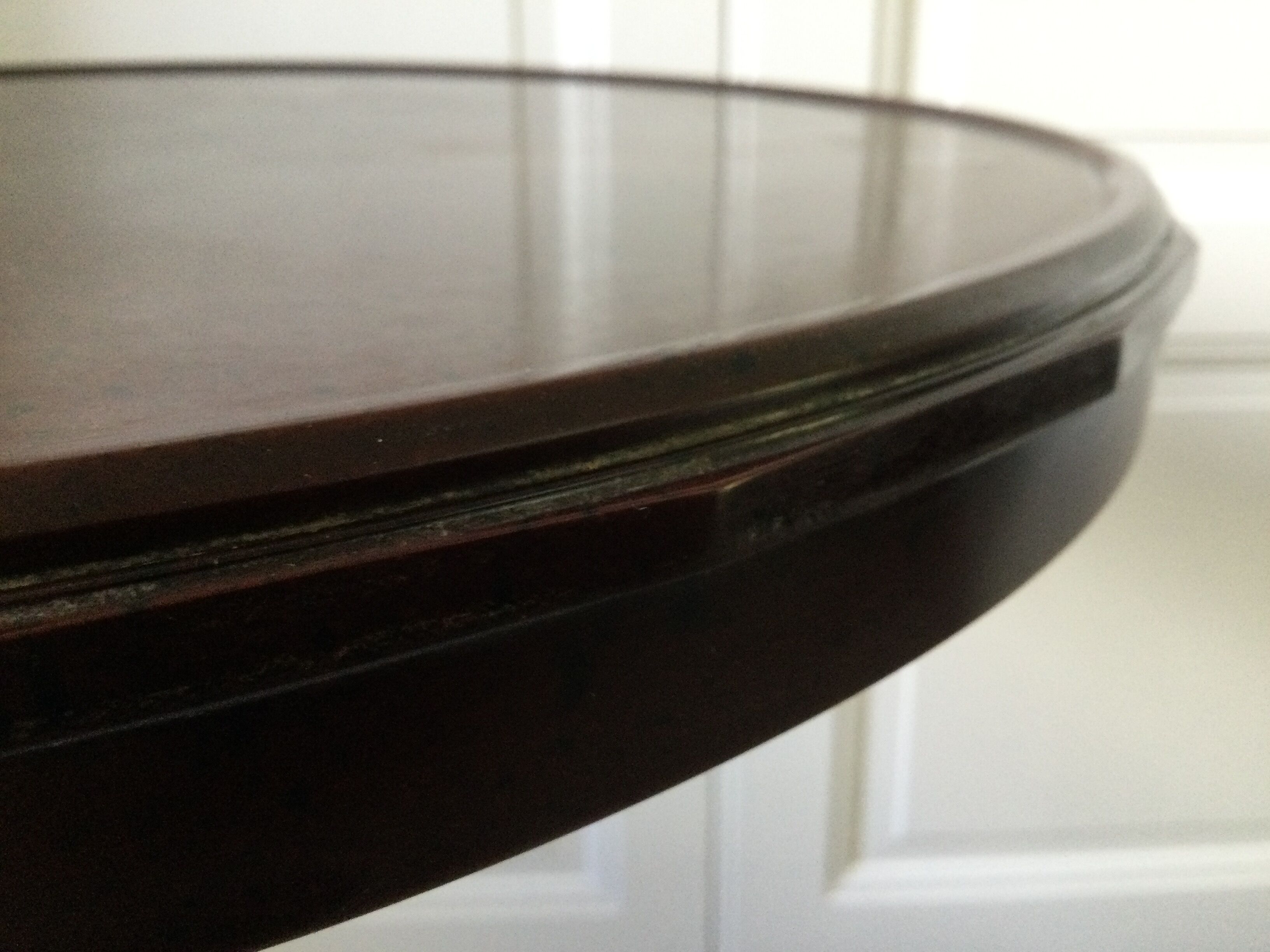 Art deco bistro table bakelite cast iron