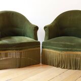 duo of toad armchairs