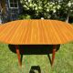 Vintage extendable round table
