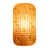 Vintage wall lamp in gilded glass