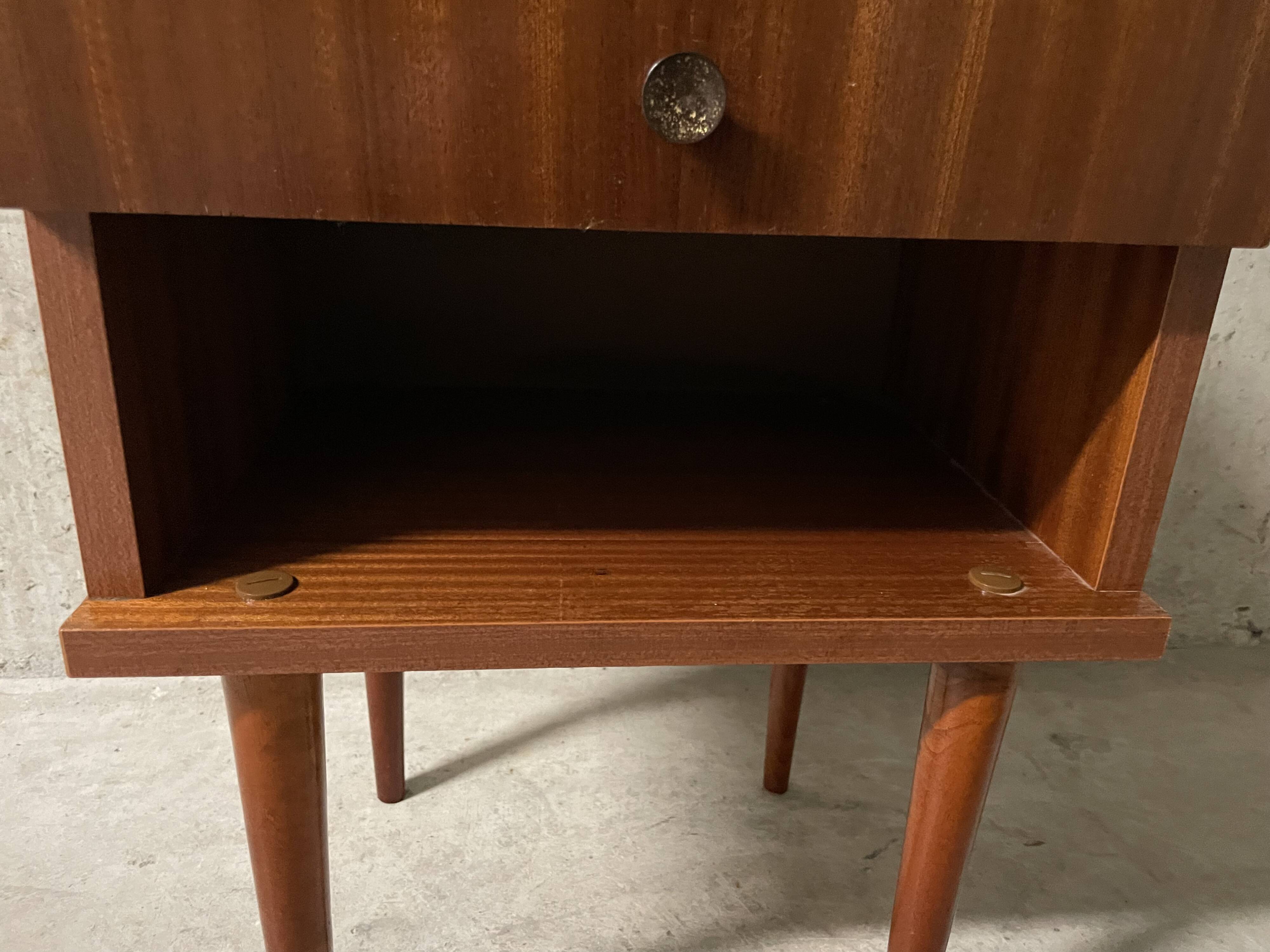 60s bedside table