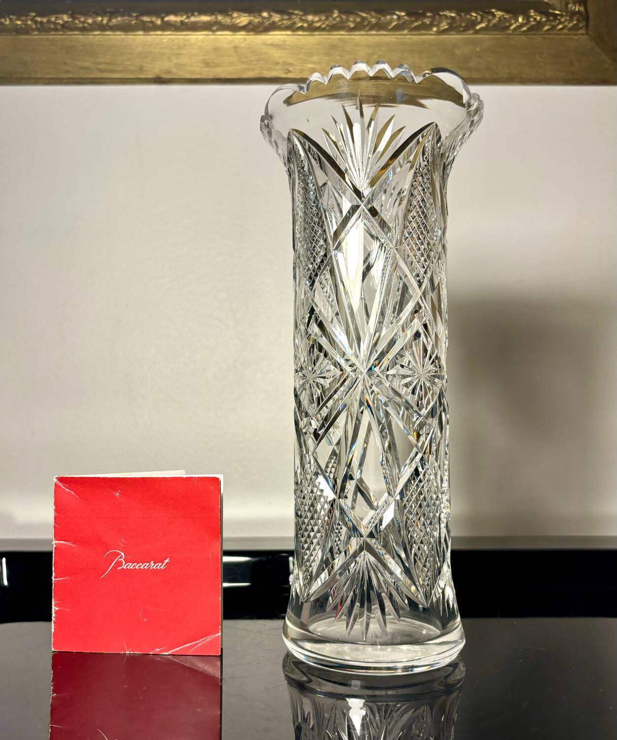 Baccarat Vase Lagny model rare