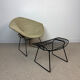 Diamond chair & ottoman by Harry Bertoia for Knoll