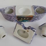 Kitsch vintage condiment service liner shaped