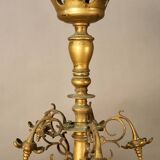 Lustre de synagogue en bronze, XIXème