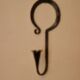 Pair of Swedish wall sconces in wrought iron, mid-20th century style, signed Akta.