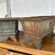 Pair of cast iron planters of the nineteenth century - planter
