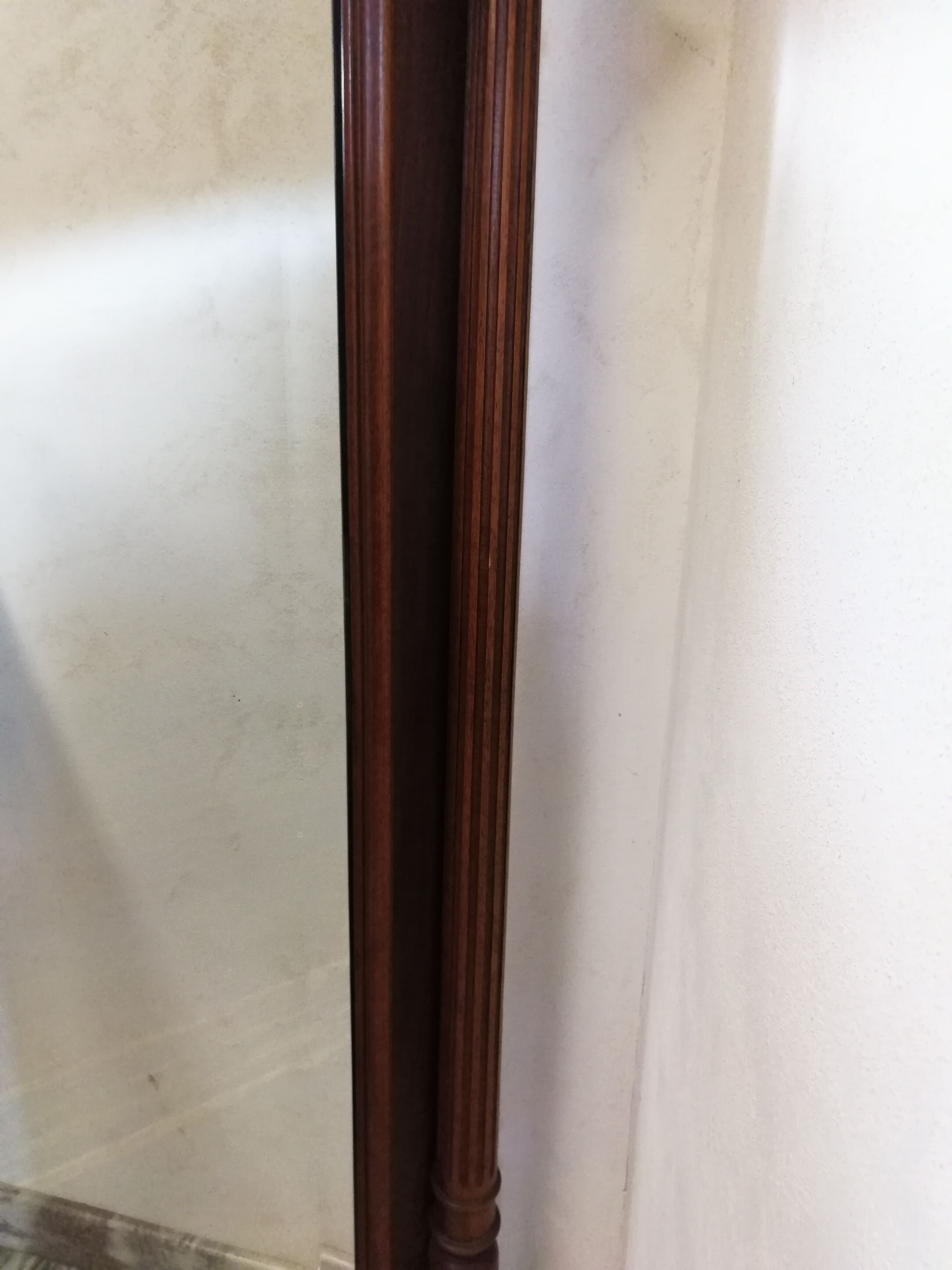 Antique trumeau mirror