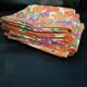 Lot de nappe et 6 serviettes de table vintage