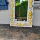 plaster mirror fruit frame