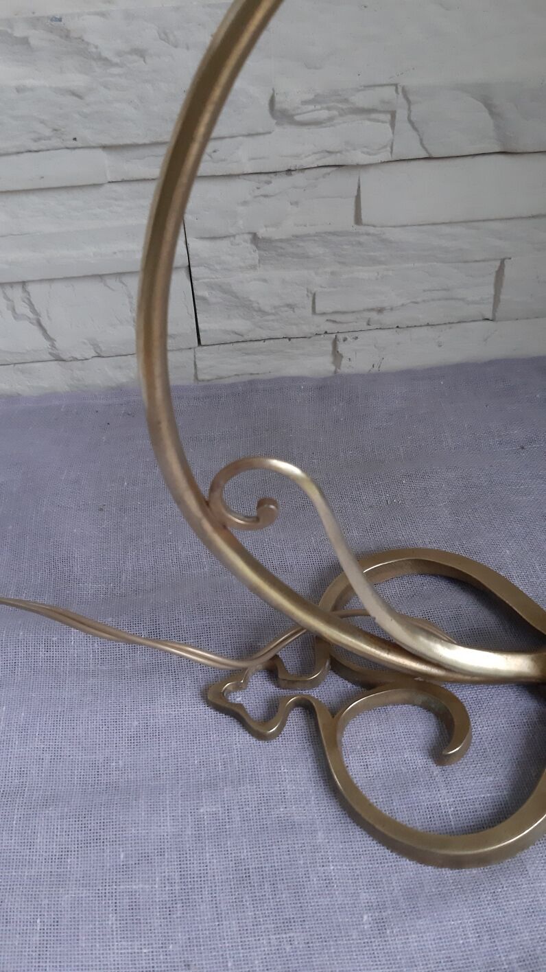 Art deco bronze lamp