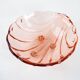 Glass platter, Italian design, 1960s, made in Italy