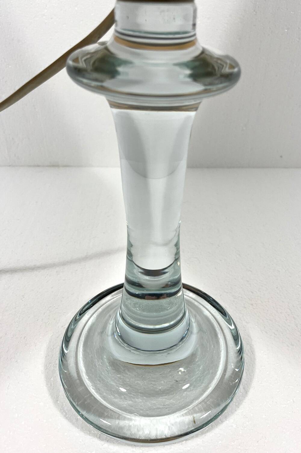 Holmegaard glass table lamp Astoria 1970's