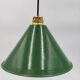Old enamelled sheet metal lamp