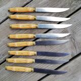 Bamboo handle knives