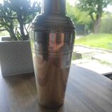 Old shaker in silver-plated metal with goldsmith's hallmarks