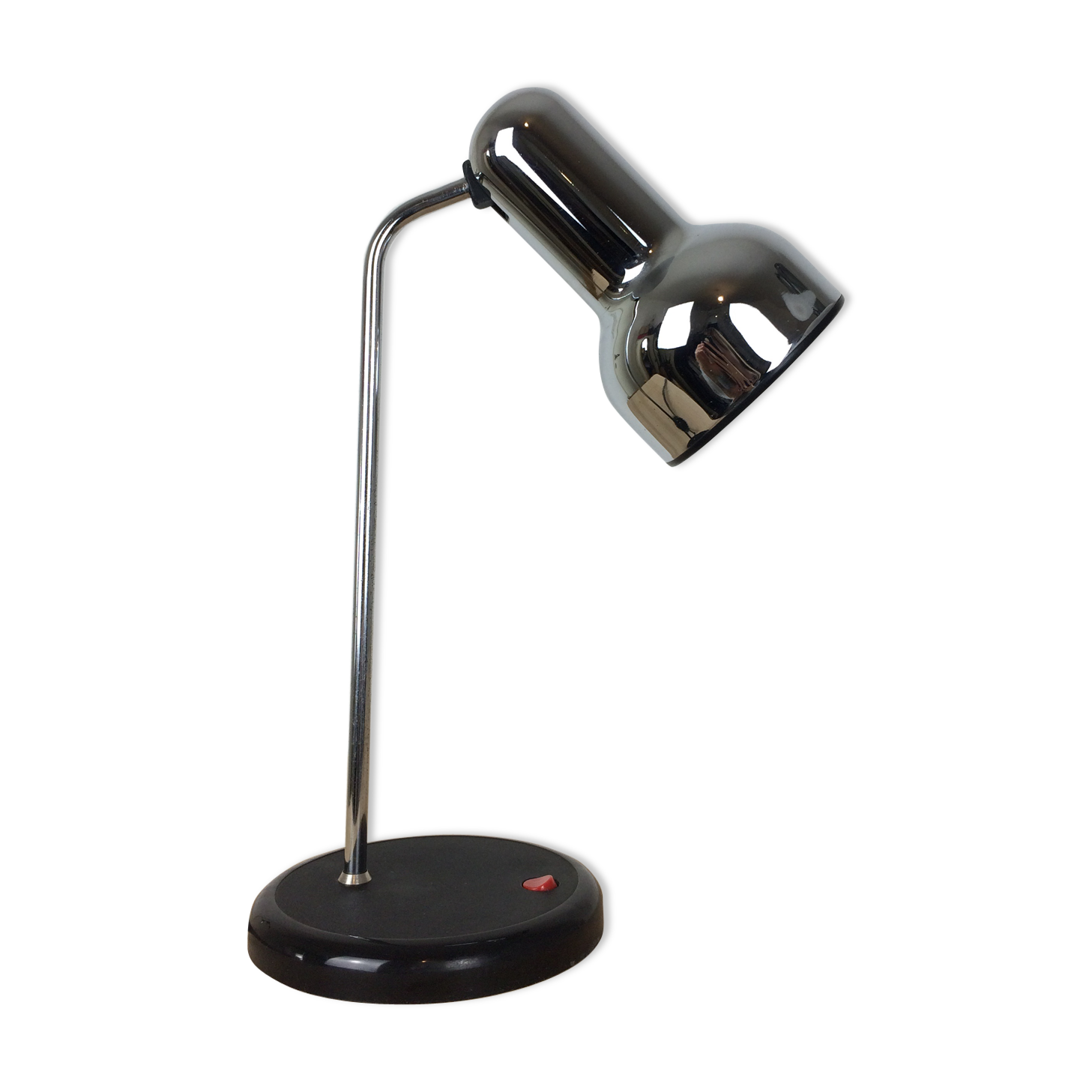 Lampe de bureau chromée