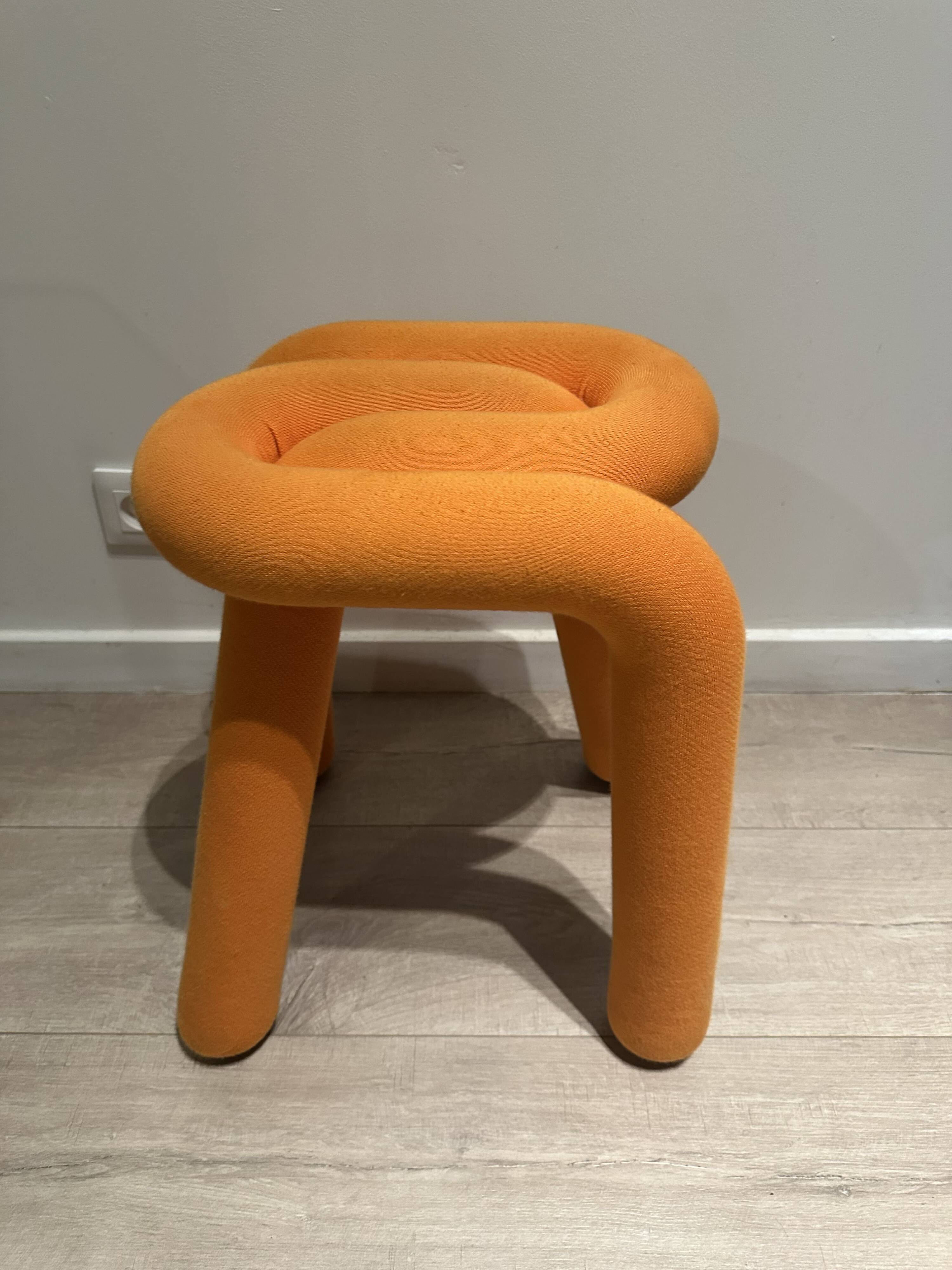 Bold orange stool