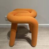 Bold orange stool