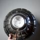 Large basin, bowl, Olri Italy vintage 50s Silver plated hammered