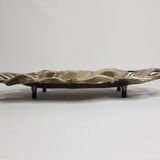 Vide poche Art Nouveau au décor de feuilles de vigne 37 cm