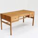 Vintage Danish teak desk by Arne Wahl Iversen 1950s