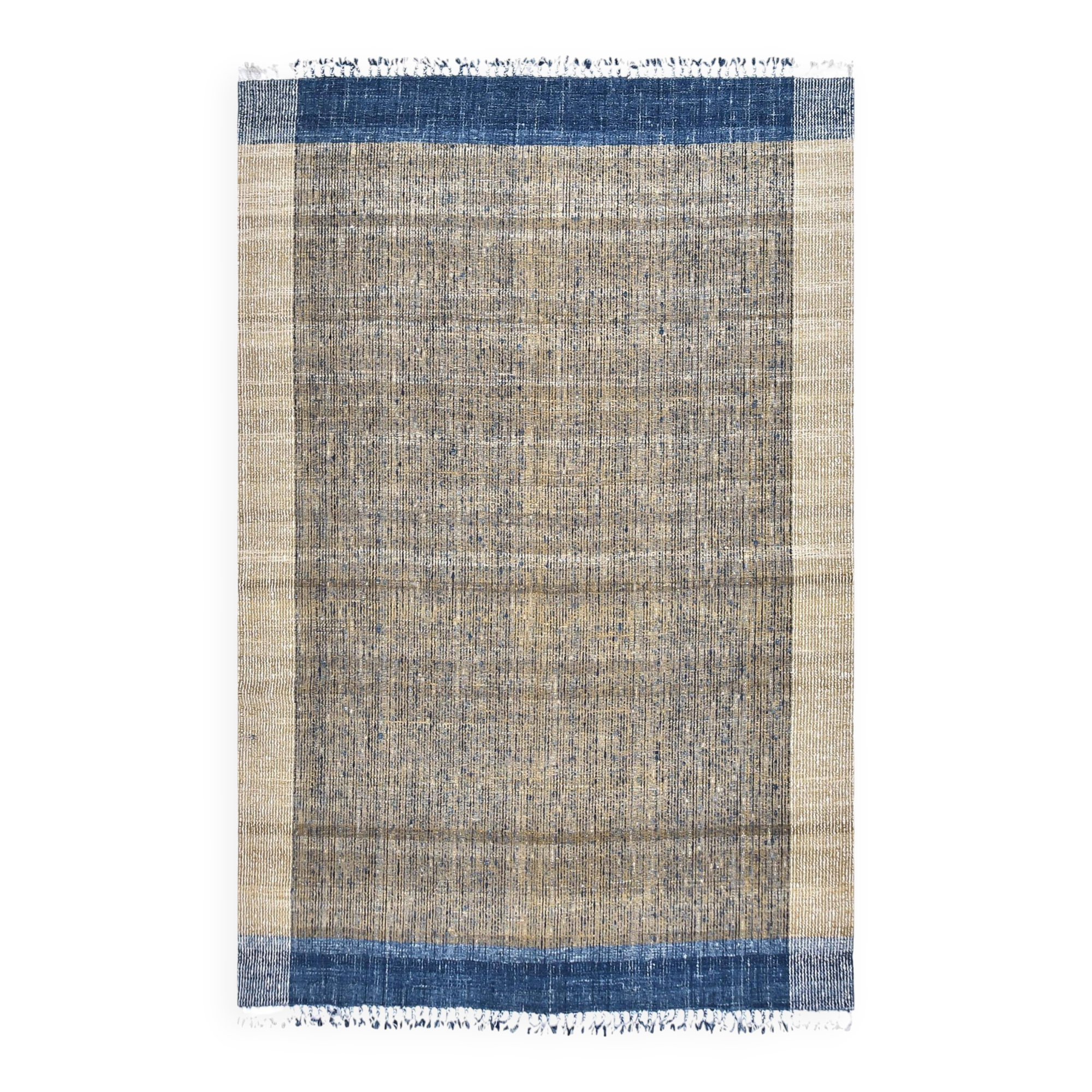 Mustard Kilim Rug- Yellow Blue Kilim Rug 190x290cm wool kilim tapi