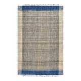 Mustard Kilim Rug- Yellow Blue Kilim Rug 190x290cm wool kilim tapi