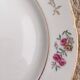 Set eight flowery dessert plates