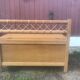 Rattan vintage toy chest