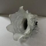 White opaline flower shape for lamp