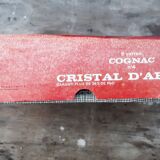 6 new Arques crystal cognac glasses