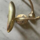 Pair of 19th century brass ball hooks