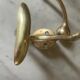 Pair of 19th century brass ball hooks