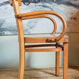 Fauteuil enfant  en bois courbé ancien