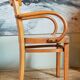 Fauteuil enfant  en bois courbé ancien
