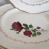 6 flat plates pink pattern